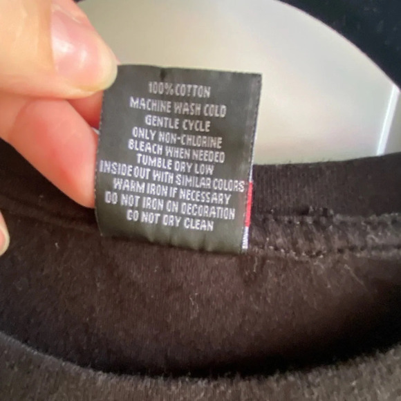 South Pole Men's XL Shirt Black-Out Logo Long Sleeve T Shirt  100% Cotton EUC - Picture 5 of 7